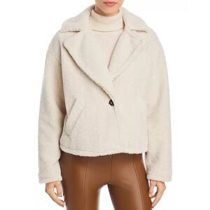 Sanctuary Keep Your Cool Faux Shearling Jacket S